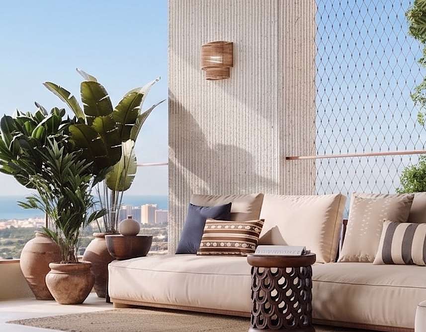 A balcony over the Upanga skyline